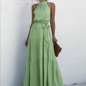 Halter maxi Dress